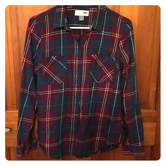Old Navy Flannel Button Down - Picture 1 of 6